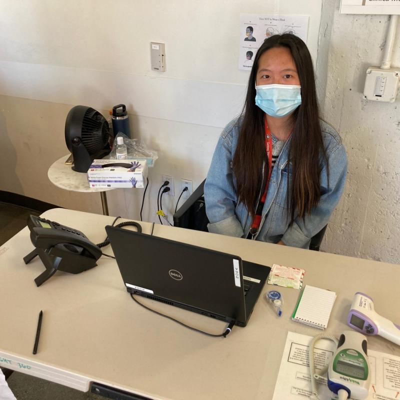 NHC SF AmeriCorps Member Lucy Zhang at HR360