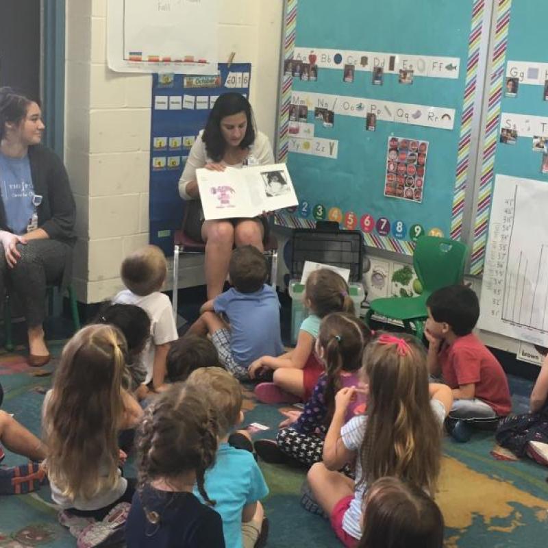 Noel teaching youth health education!