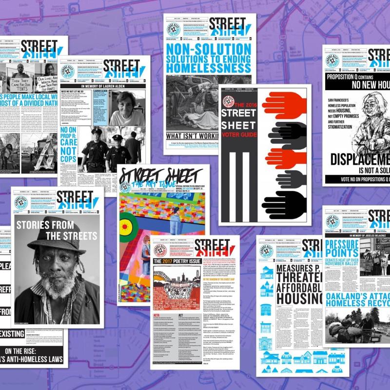 Collage of Street Sheet covers