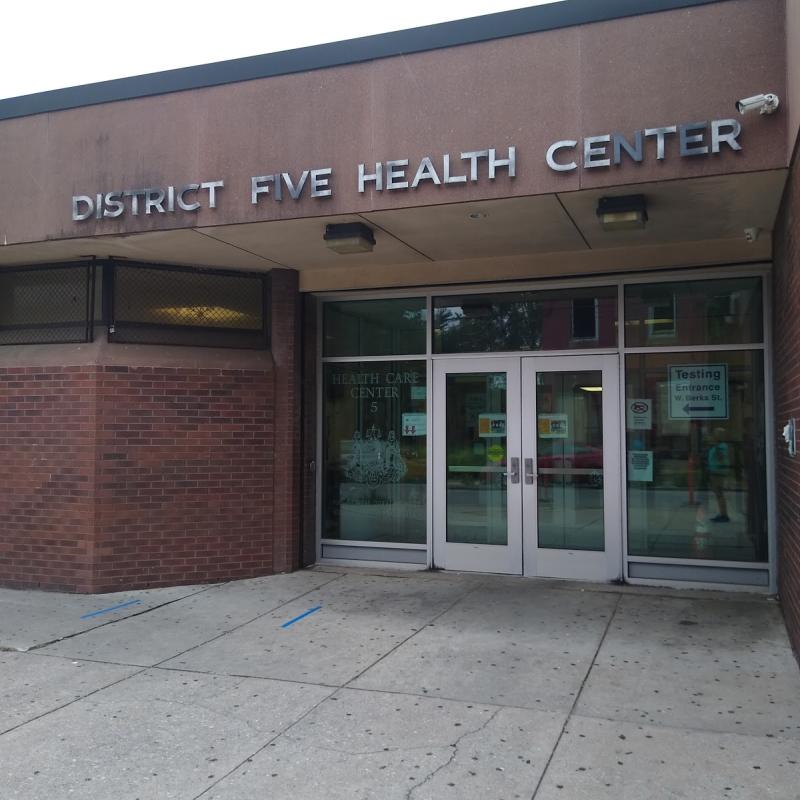 Outside of Health Center Five