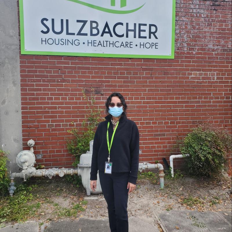 At my host site, the Sulzbacher Center I assist patients with securing one of the three “H”s, healthcare!