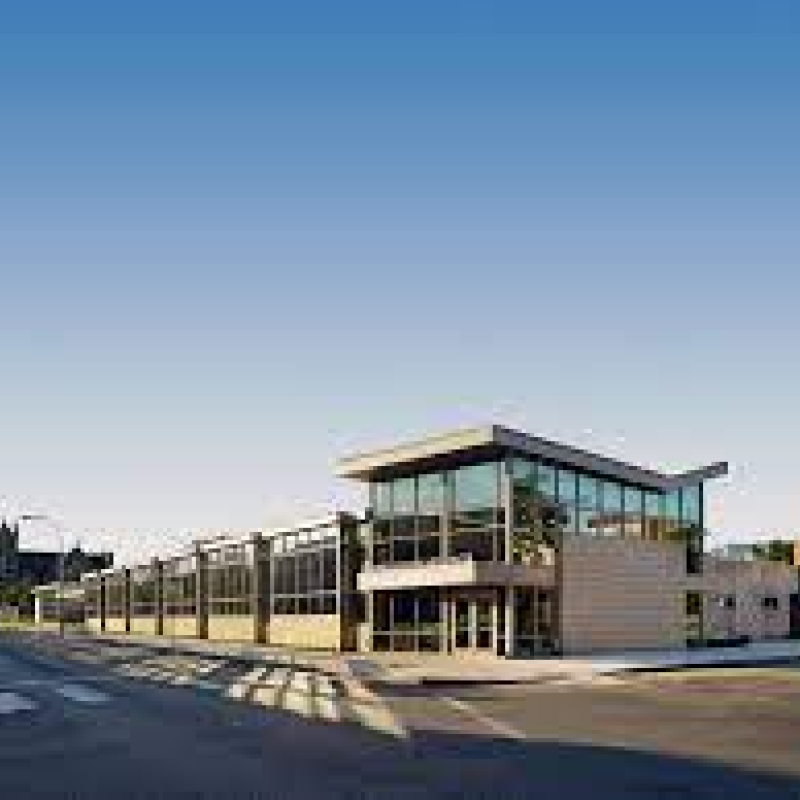 The Stephen Klein Wellness Center on a nice afternoon