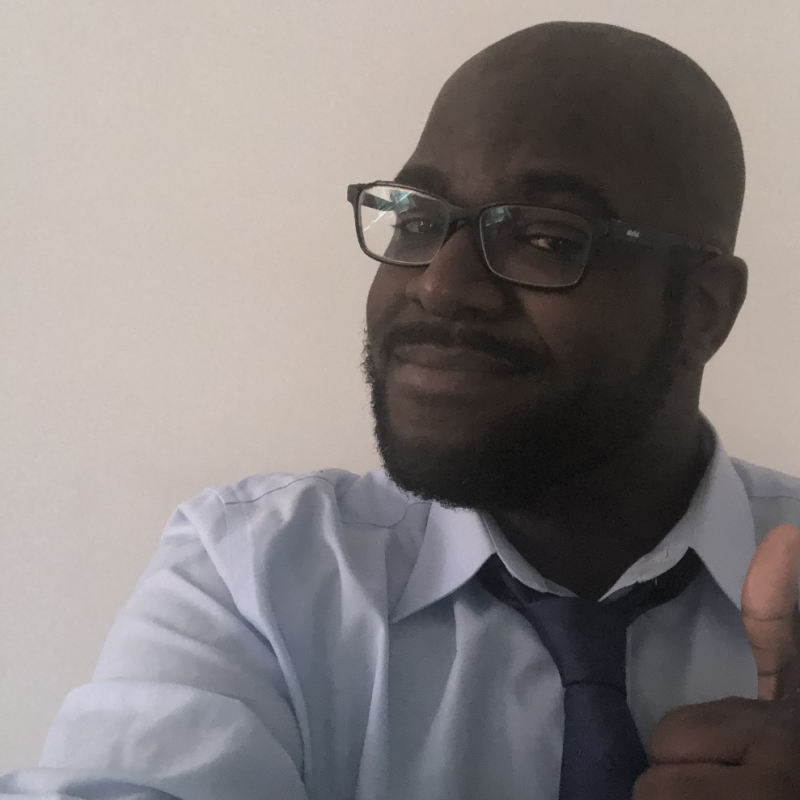 A selfie of Mike Fickling in a shirt and tie