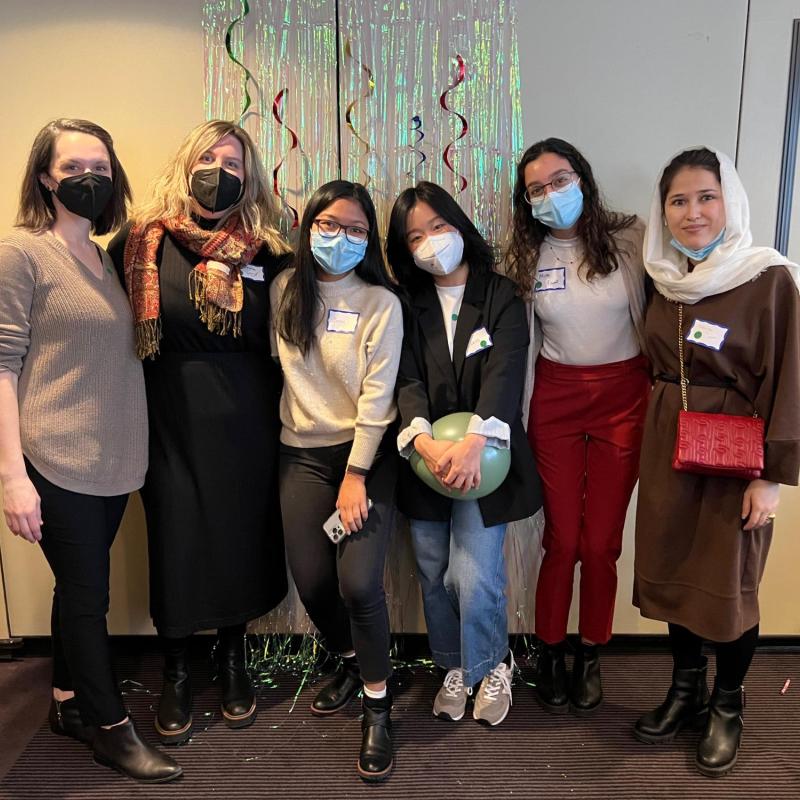 Some members of the health team and I at the baby shower our women's health specialist organized for all of the new babies that came in amidst the Afghan surge