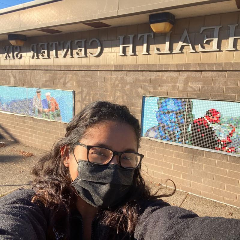 aliza outside health center 6