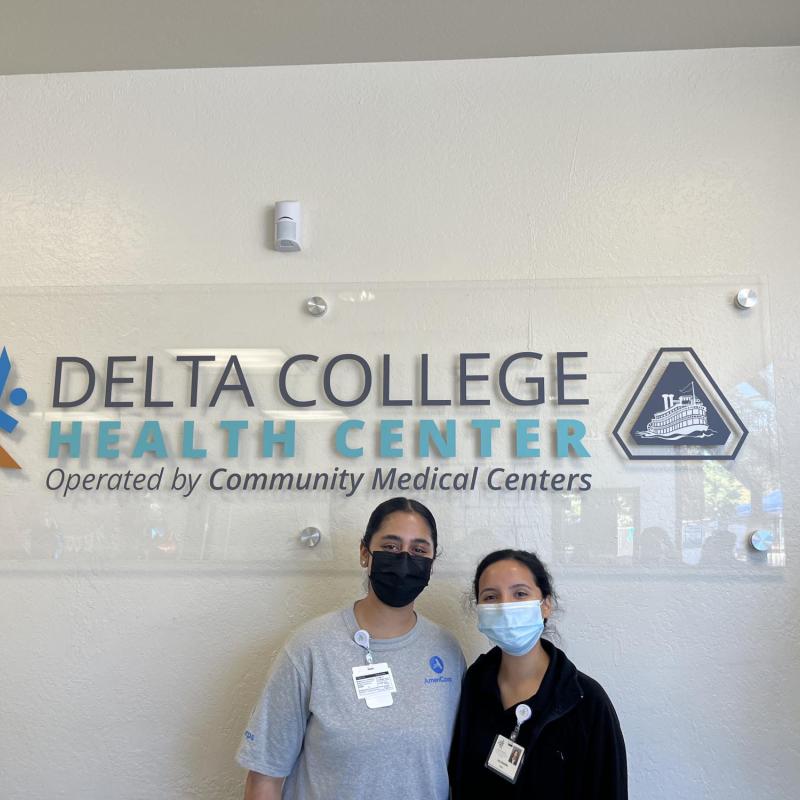 Members Anu and Lucy at Delta College 