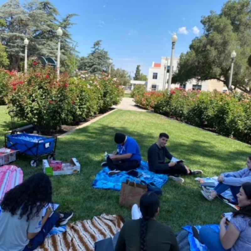 Group Photo of the 2021-2022 Cohort of NHC Central California Picnic