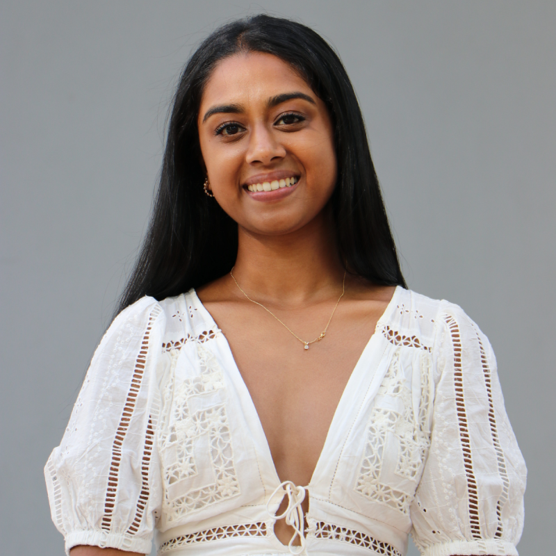 A photo of Meghana, the author of the blog post.