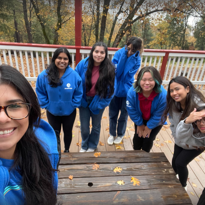 Group Photo of Some Girls from 2022-2023 Cohort at Retreat