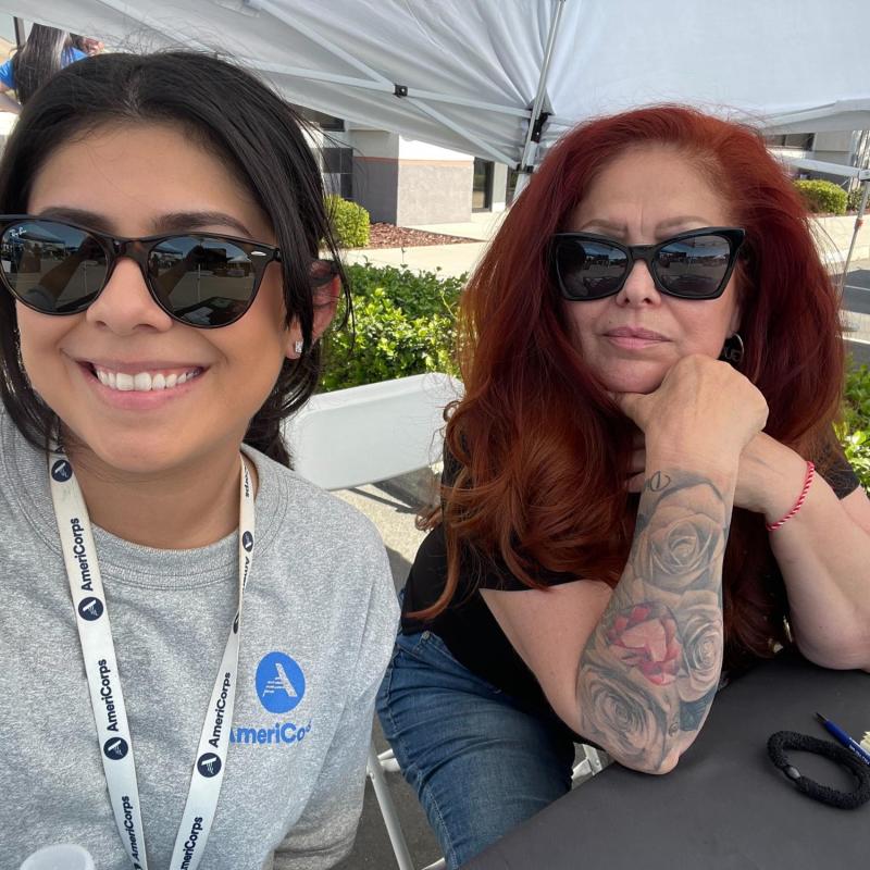 Cami and host site staff